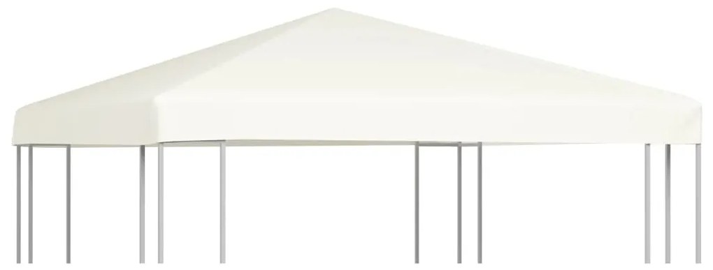 vidaXL Prieeldak 310 g/m² 3x3 m crèmewit