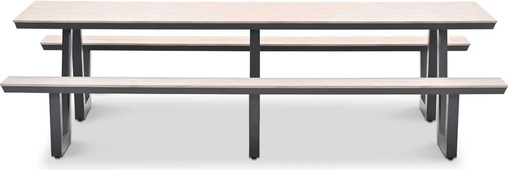 Garden Impressions Sarria picknick set 280 x 178 - donker grijs