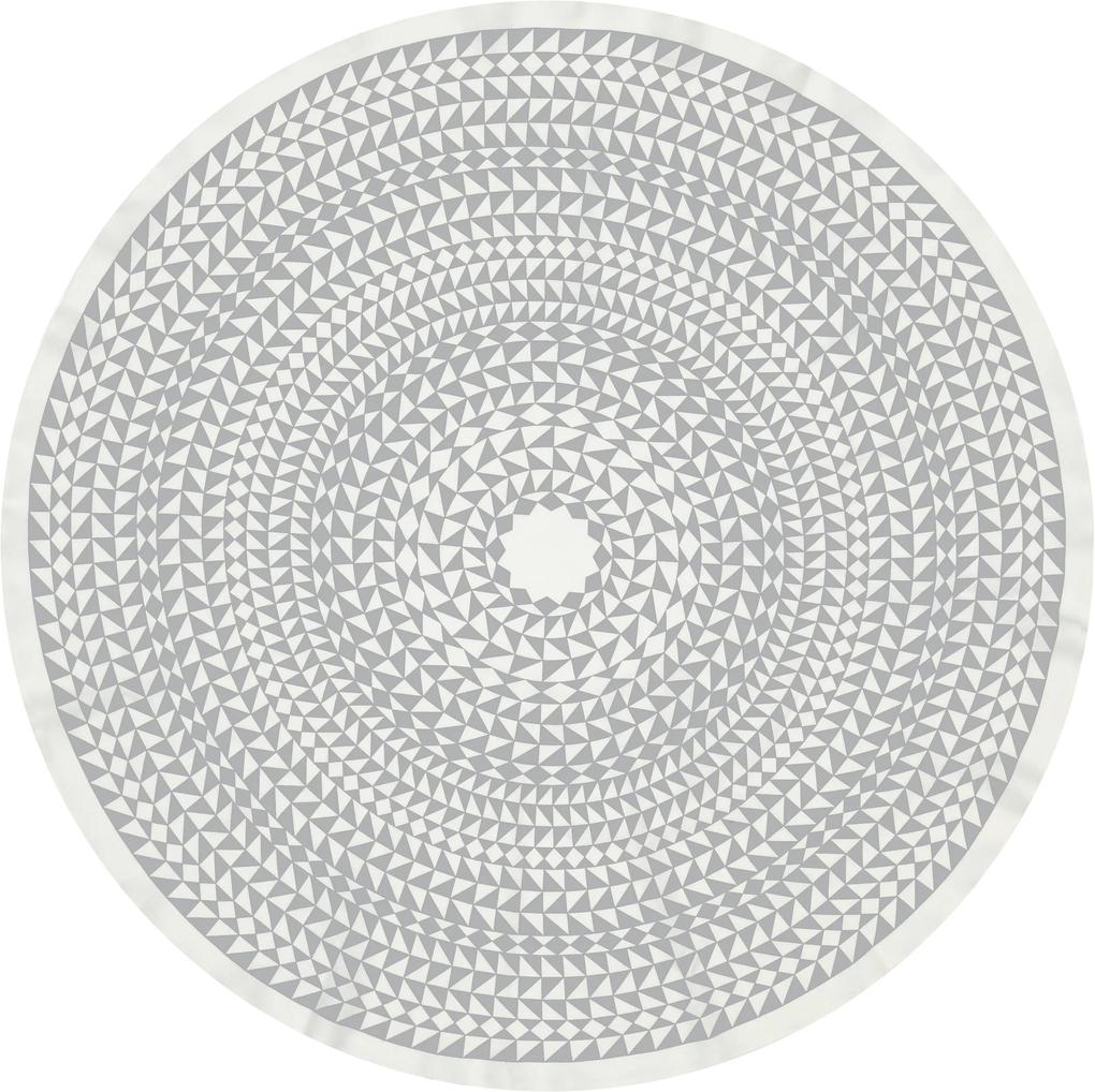 Vitra Round Geometric tafelkleed 120 grijs