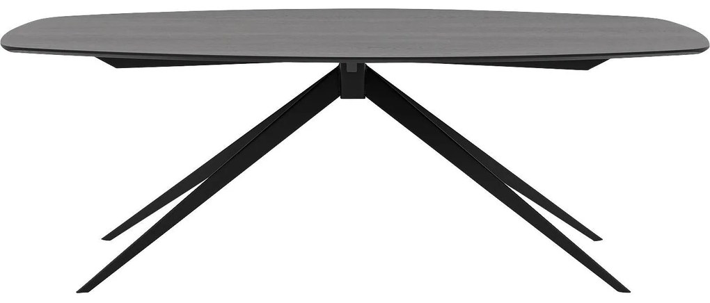 Goossens Excellent Eettafel Uniek, Semi ovaal 260 x 120 cm