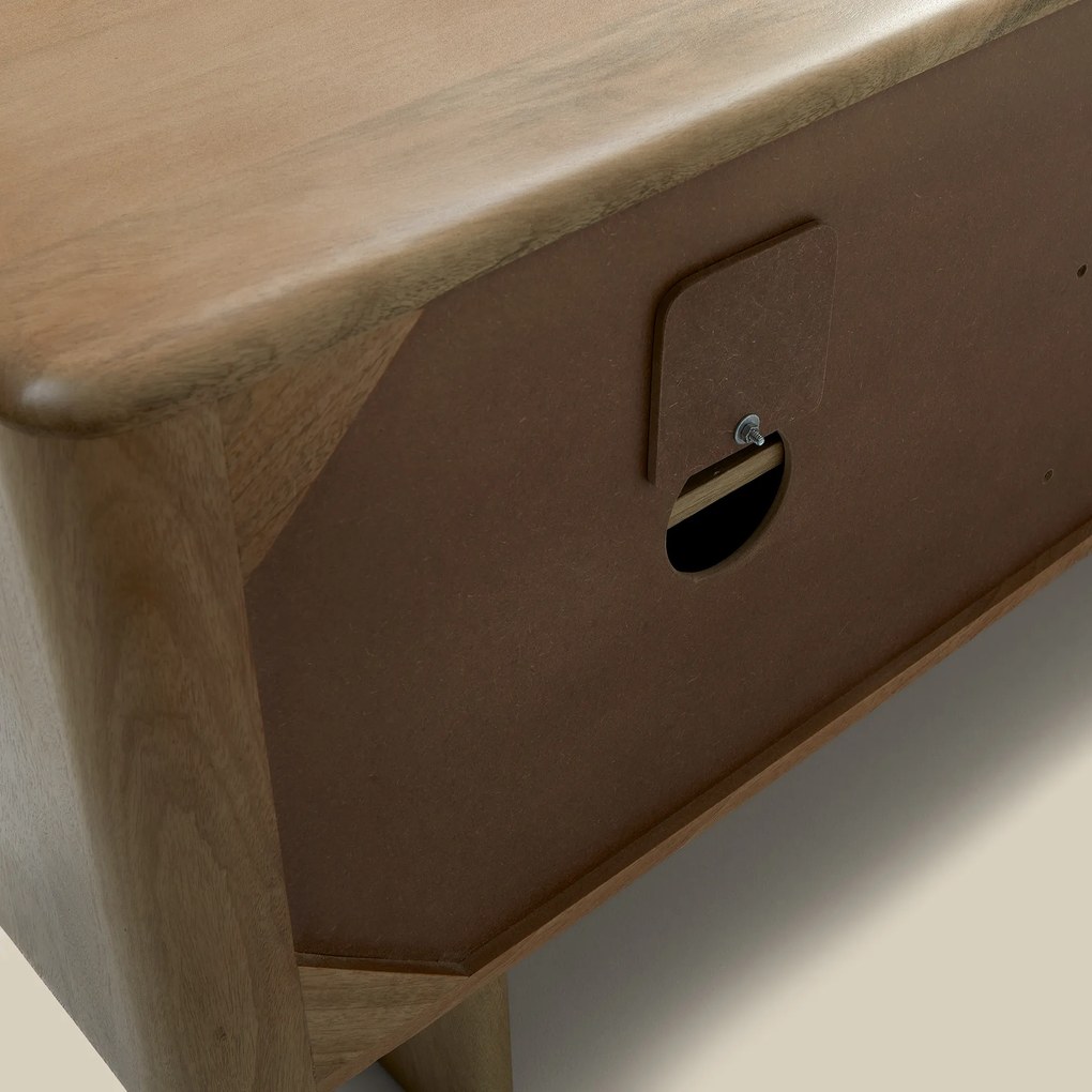 Tv-meubel Gebleekt Eiken 160 Cm - 160x45x55cm.
