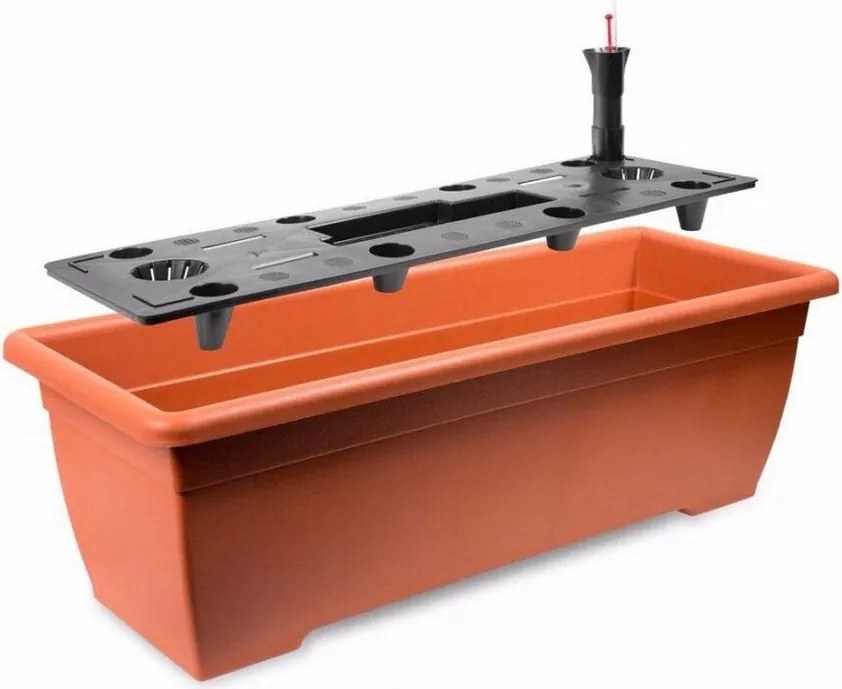 Prosperplast bloempot Balcony Can - Terracotta - 11l