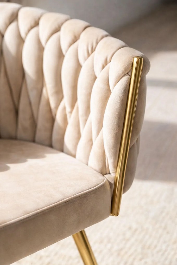 Widny Stoel Van Gouden Fluweel