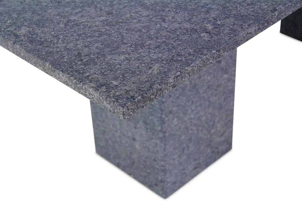 Dining Tuintafel rechthoekig 220 x 100 cm Grijs Graniet