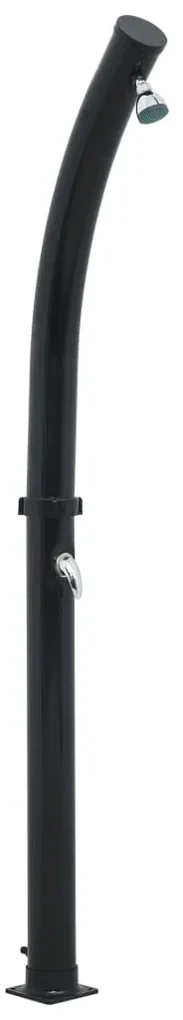 vidaXL Solardouche 20 L 214 cm zwart