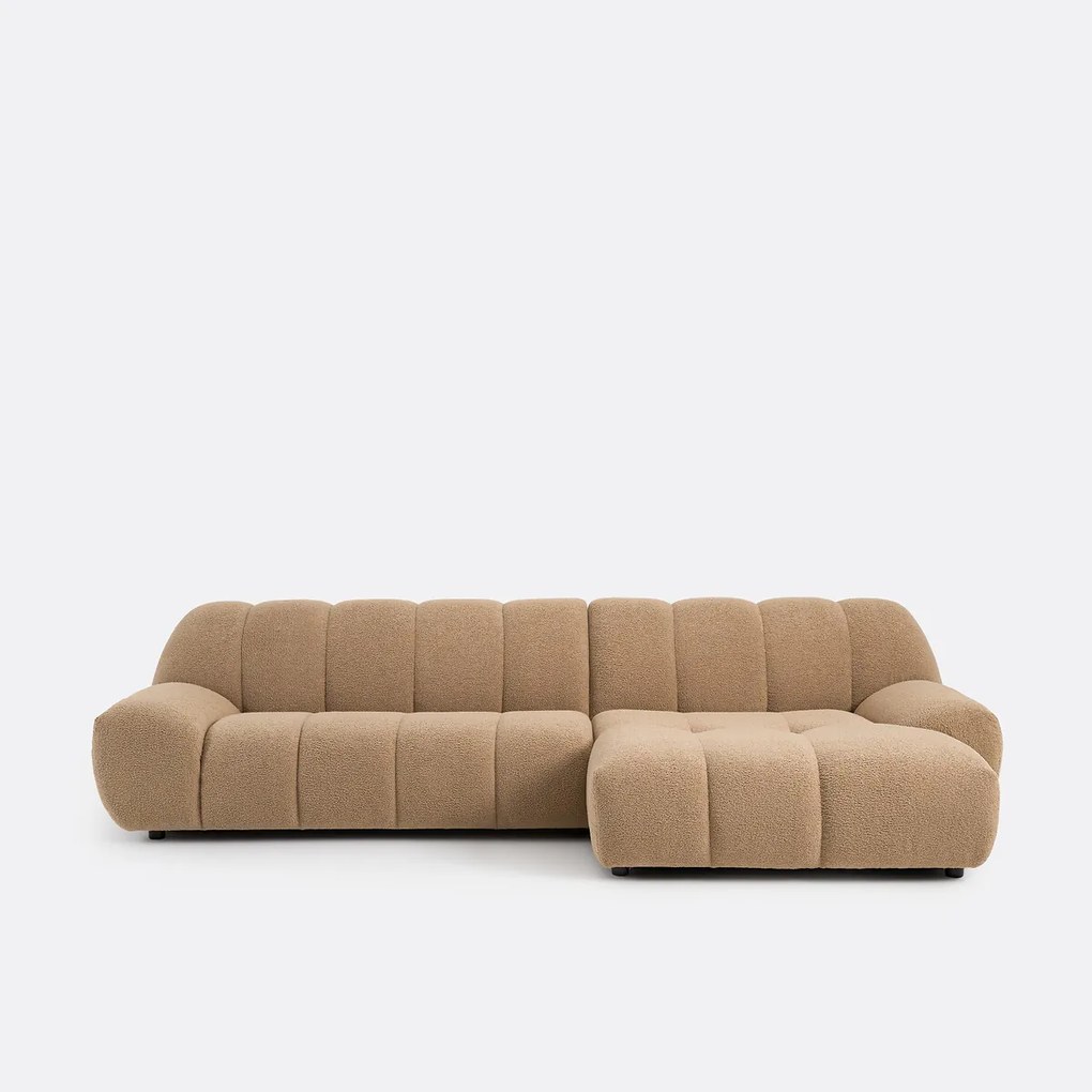 Rechthoekige bank, dikke badstof, Nuria