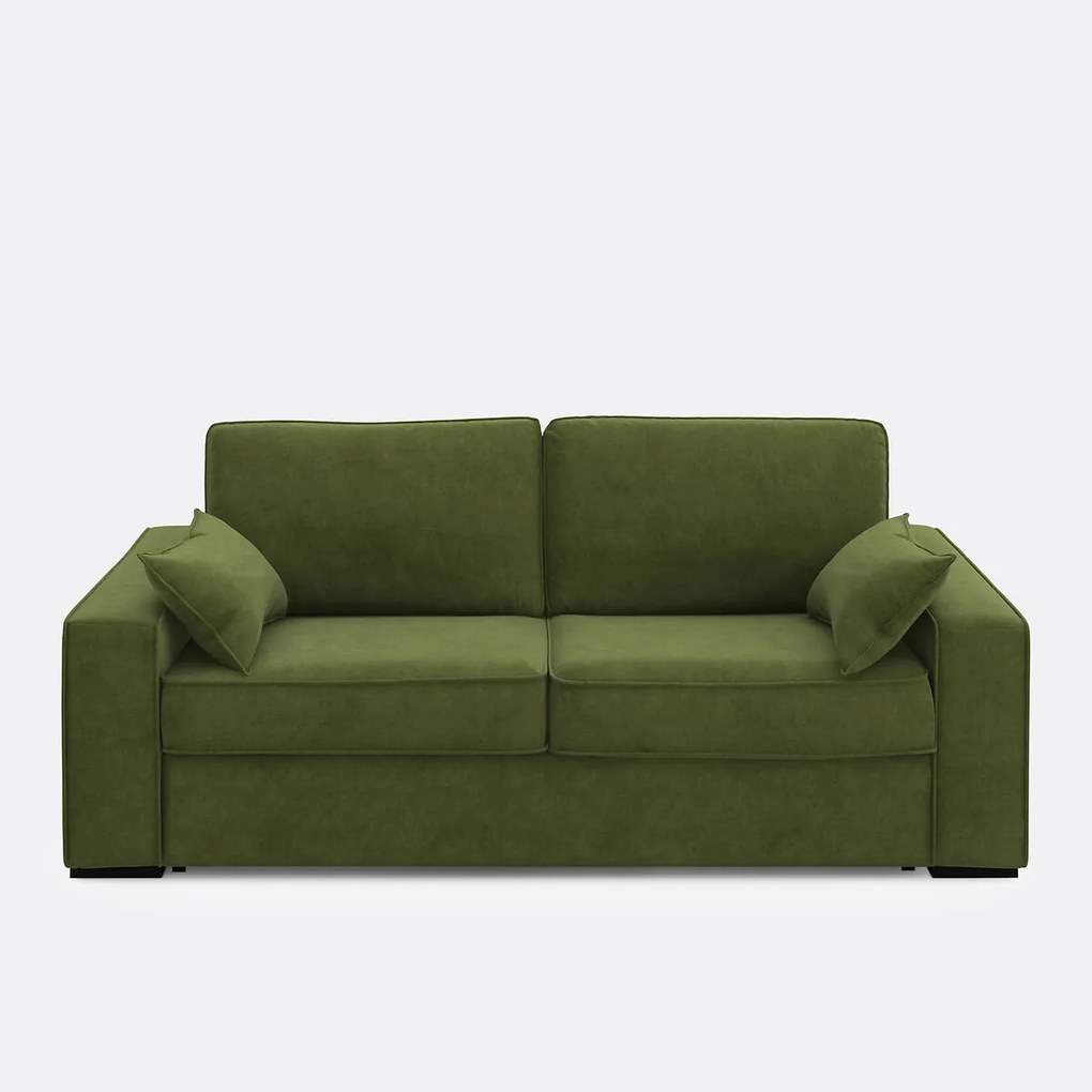 Slaapbank van fluweel, 2, 3 of 4 zits, Comfort BULTEX® Cécilia