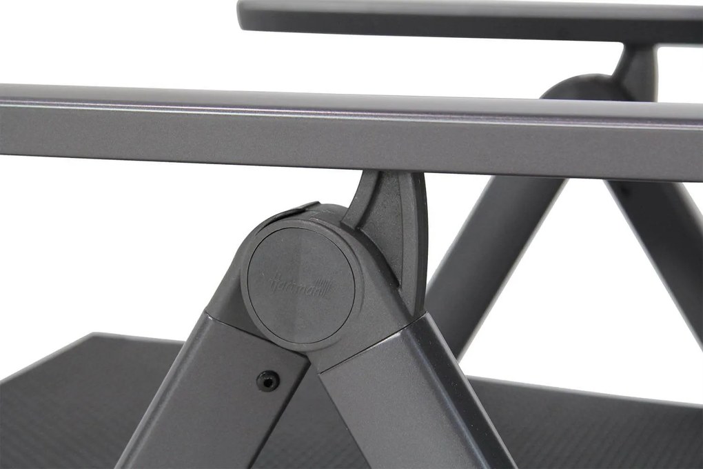 Tuinset 6 personen 220 cm Aluminium Grijs Hartman Aruba/Concept