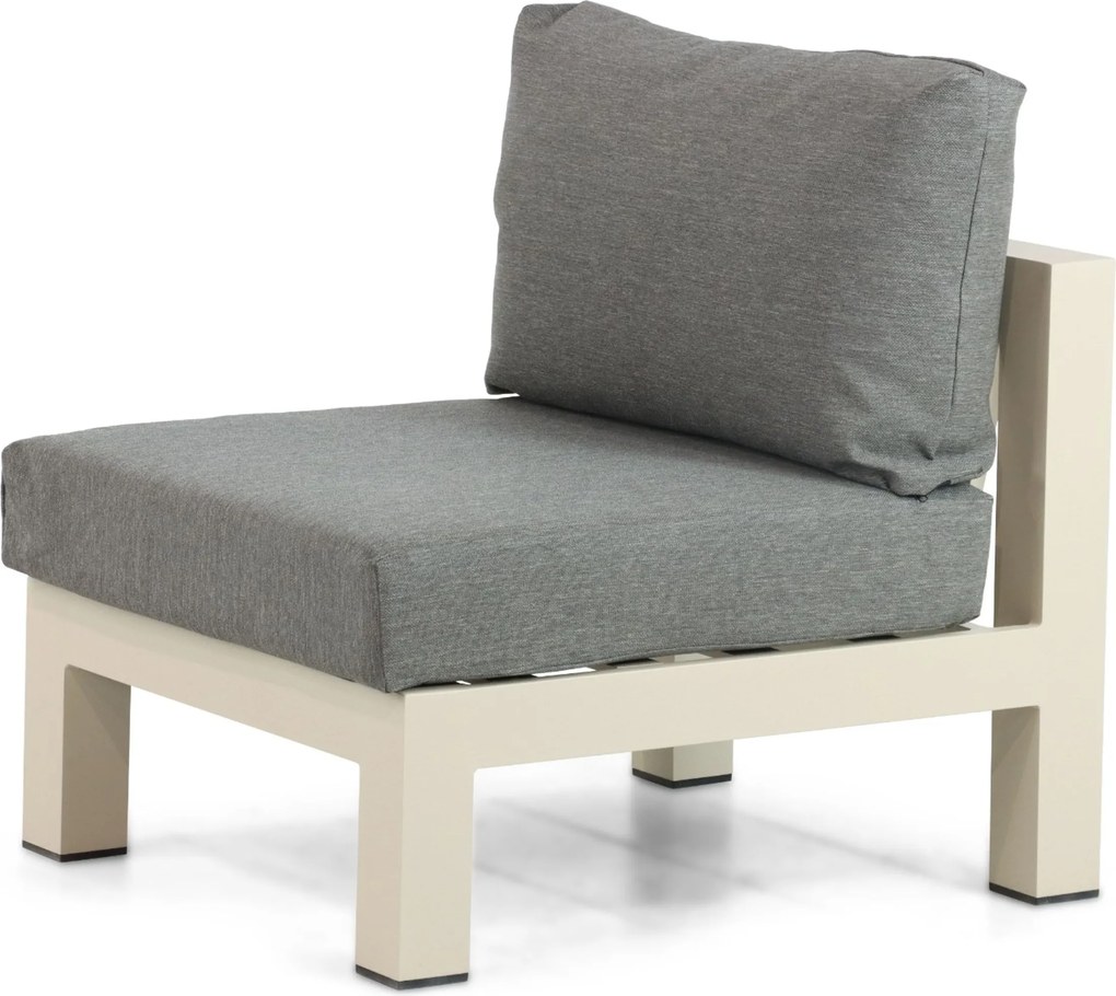 Hoek loungeset 6 personen Aluminium Taupe Lifestyle Garden Furniture Luca