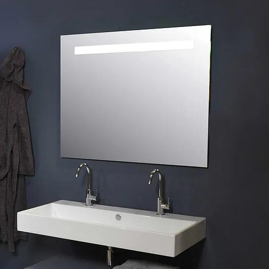Spiegel SP2 140 x 80 cm met horizontale LED verlichting en sensorschakelaar