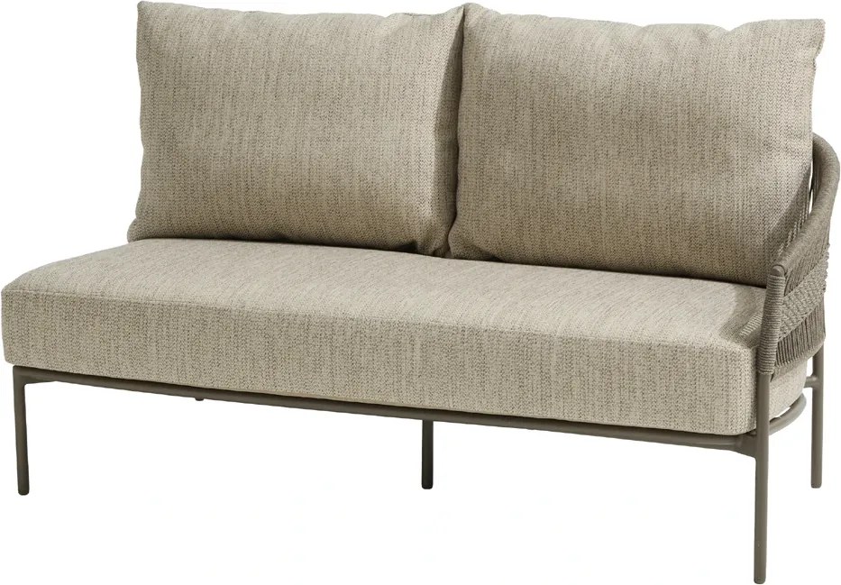 Taste by 4 Seasons Campo hoek-loungebank Terre Loungestoel bruin weerbestendig