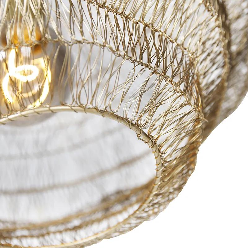 Oosterse hanglamp goud 45 cm x 40 cm - VadiOosters E27 rond Binnenverlichting Lamp