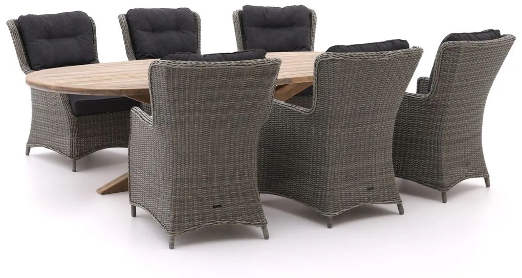 + 15% kassakorting | Tuinset Intenso  Milano | 6 personen   | 280x130cm | Kees Smit Tuinmeubelen
