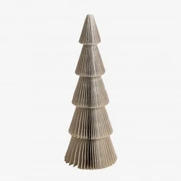Jesper Papieren Kerstboom Beige – Linnen & ↑22.5 Cm - Sklum