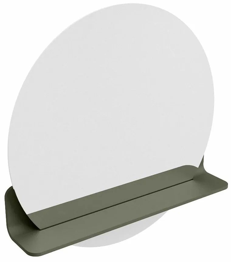 Mondiaz Spot spiegel rond Ø60cm met planchet army