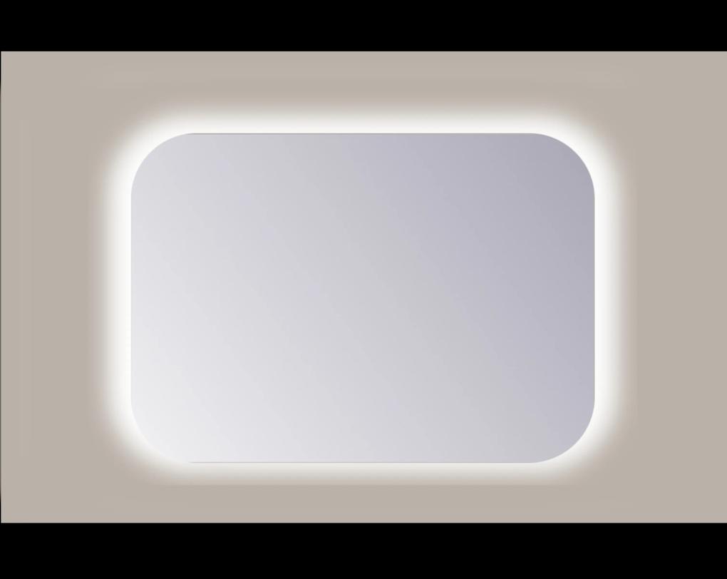 Sanicare Q-mirrors spiegel 60x60cm met LED verlichting 3000K