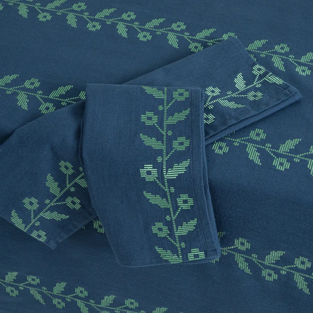 Geborduurd gewassen katoenen tafelkleed, Auvray