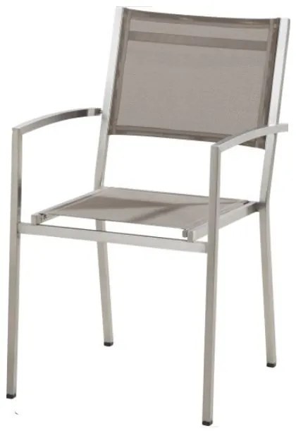 4 Seasons Outdoor | Plaza stackable chair, white  Tuinstoel    Wit weerbestendig