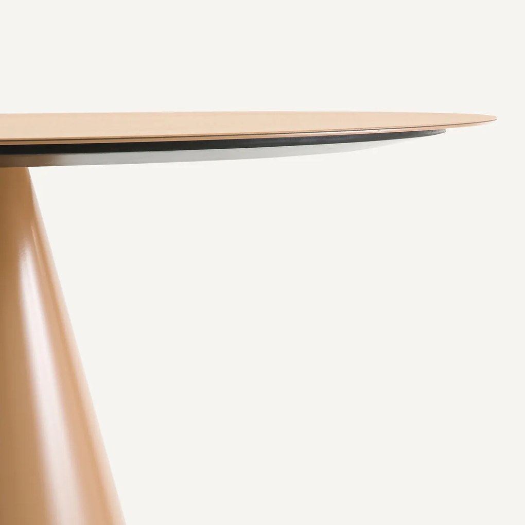 Ronde tafel in linoleum, 3/4 personen, Mayra