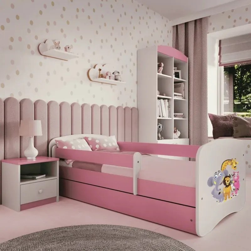 Peuter Roze Eenpersoonsbed BabyDreams - Voor Kinderen Kinderen Peuter Junior 5060504986489 Children's Beds Home, 140x70, Nee, Geen Children's Beds Hom