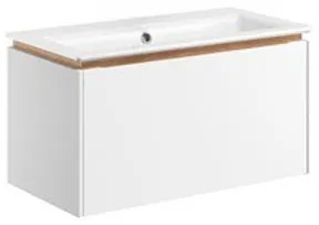 Crosswater Mada badmeubelset - 70x36.7x36cm - 1 wasbak - zonder kraangat - mat wit sw928088 SW928276