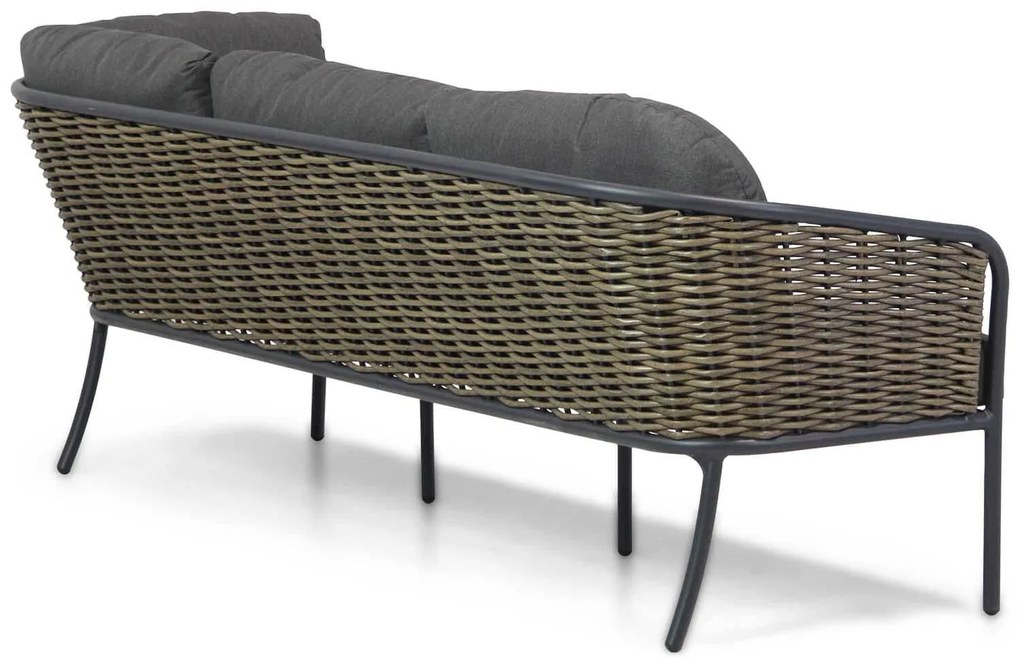 Hoek loungeset 5 personen Aluminium/wicker Grijs  Lifestyle Garden Furniture Enchante/Montana