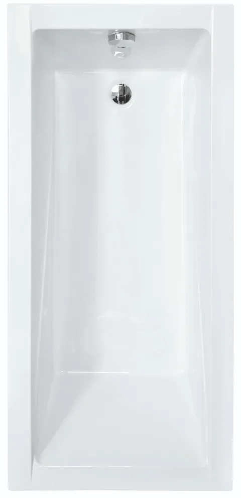 Plazan Modern ligbad acryl 170x70cm wit glans