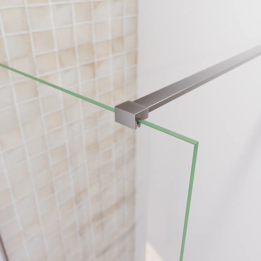 Saniclear Modern klemmen + stabilisatiestang 100cm RVS