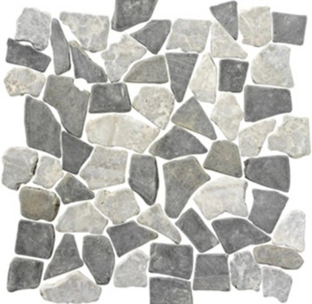 Vloertegel Terre D'Azur Stone 30x30cm Licht Grijs / Antracite