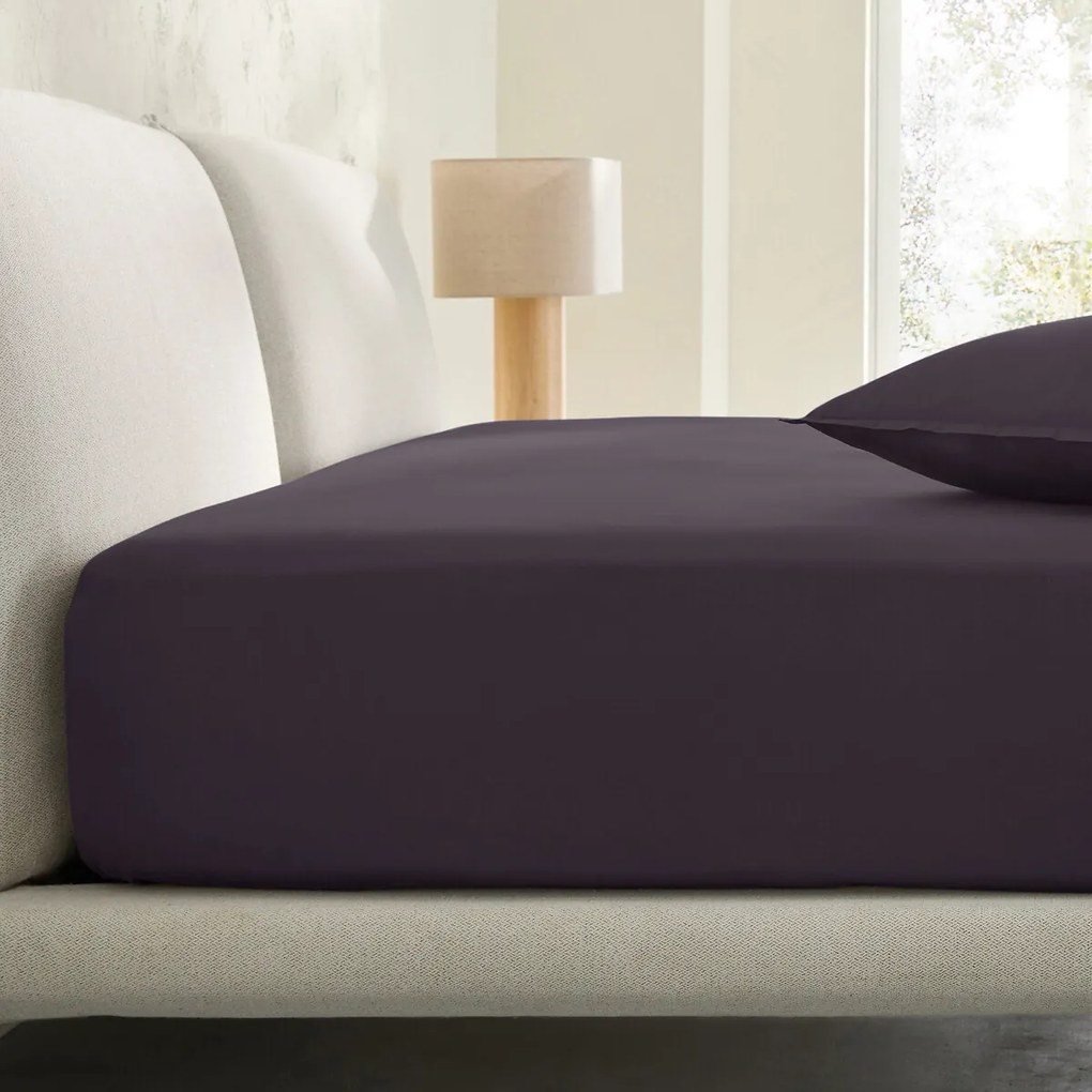 Hoeslaken, gewassen katoensatijn, omslag 30 cm, Saria