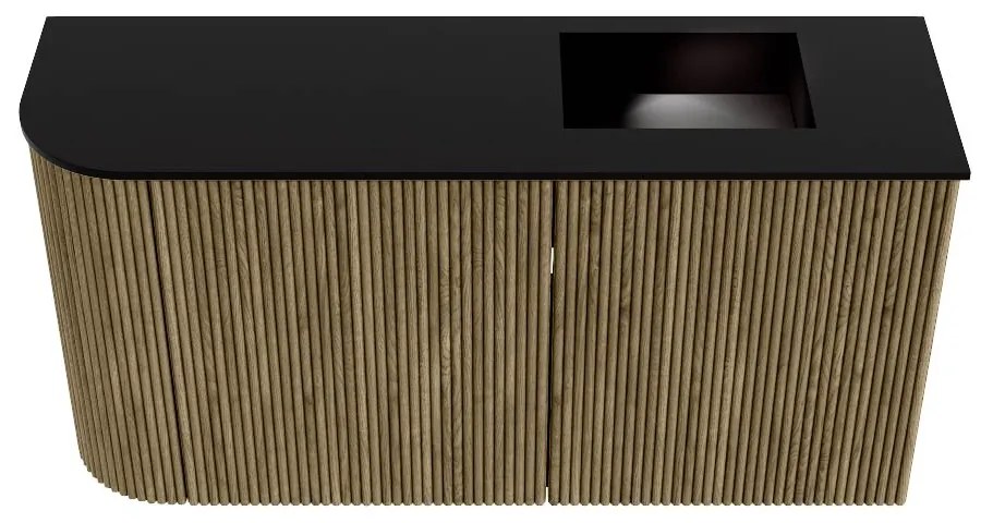 Mondiaz Joya 80cm toiletmeubel ronding links dusk met wastafel faye rechts 1 kraangat urban