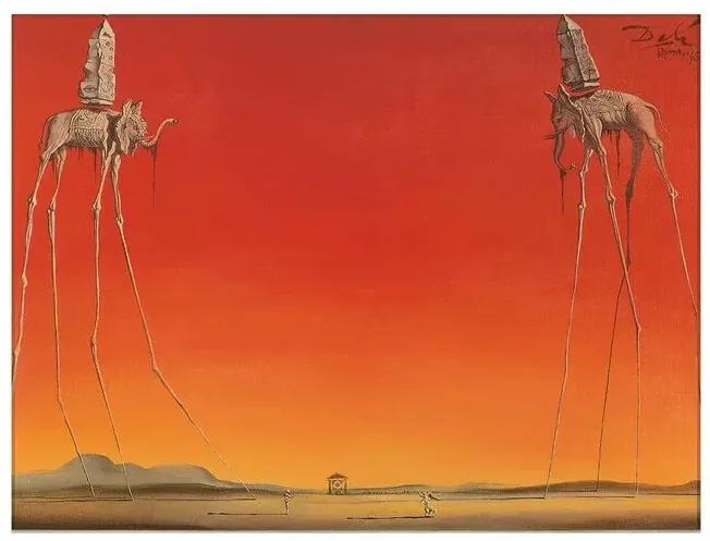Kunstdruk Les Elephants, Salvador Dalí