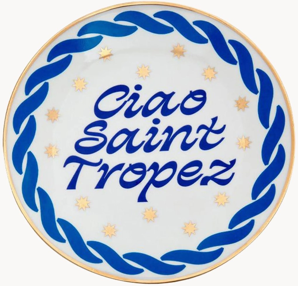 Porseleinen dessertbord Saint Tropez