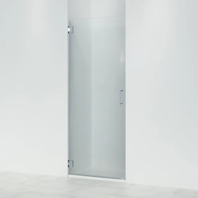 Marenza Neptune Douchedeur - 80x200cm - profielloos - veiligheidsglas - anti kalk - chroom 6211WWM80