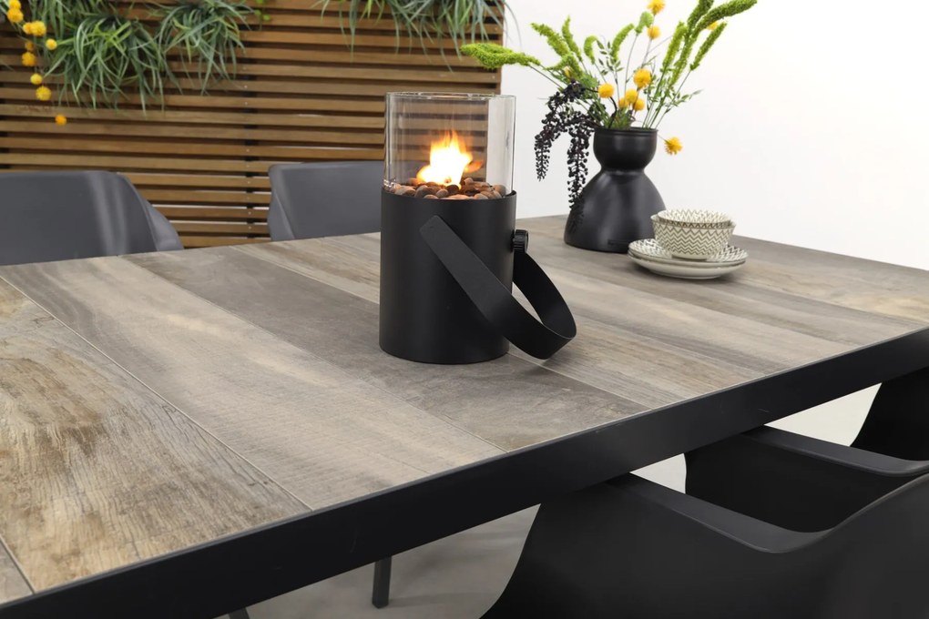 Hartman Sophie Xerix/Kings 4-persoons dining tuinset 180x100 cm. - Antraciet