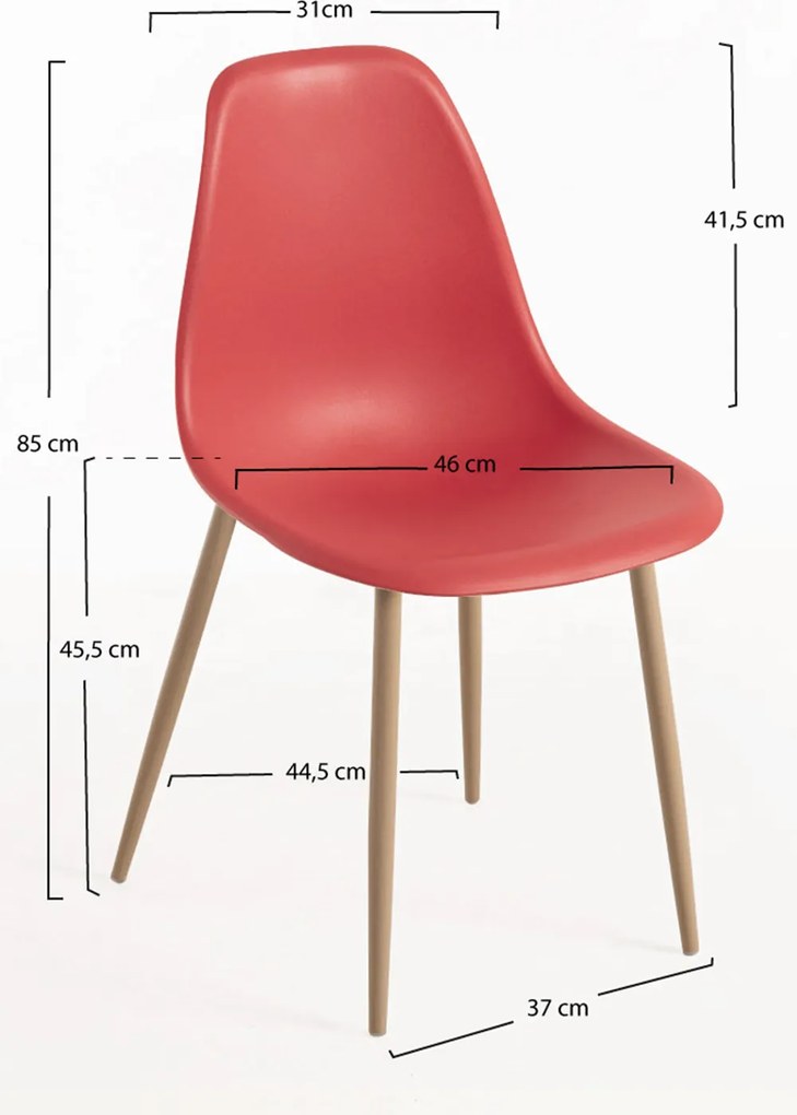 Set 4 Mykle Stoelen