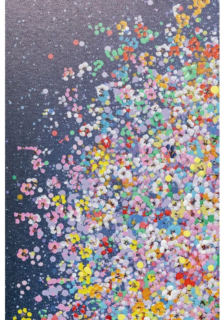 Kare Design Flying Elephant At Night Schilderij Vliegende Olifant 80x100