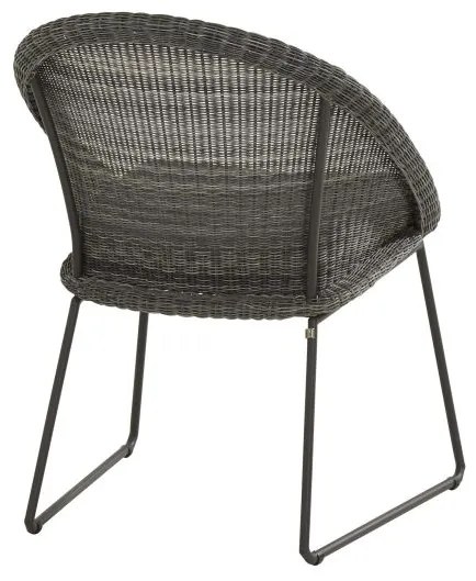 4 Seasons Outdoor Hampton Dining Chair Ecoloom Charcoal  Tuinstoel    antraciet weerbestendig