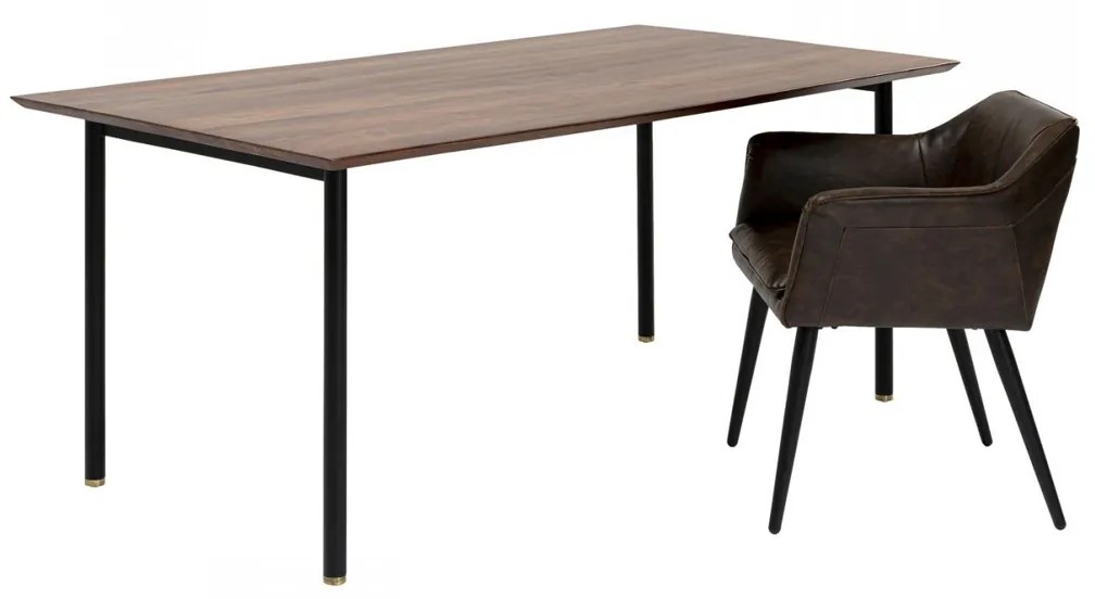 Kare Design Ravello Eettafel Sheeshamhout 180 Cm - 180 X 90cm.