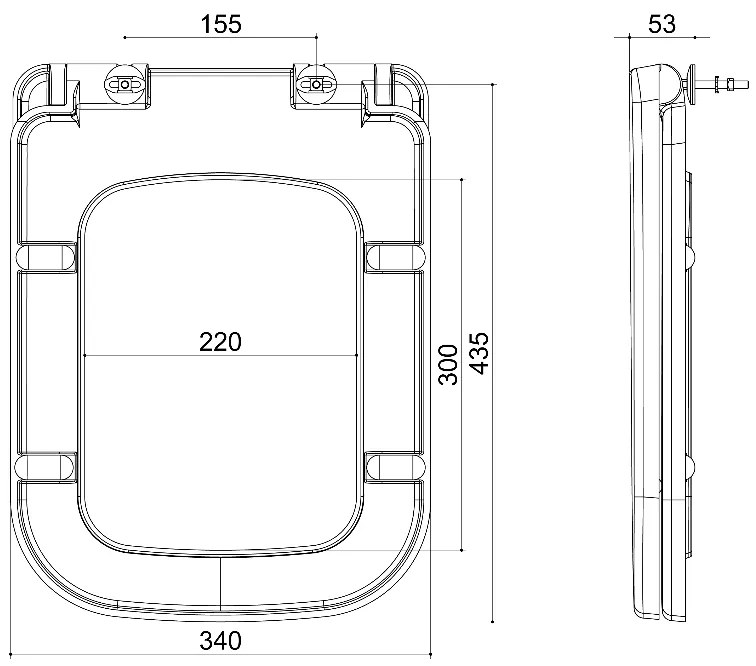 Mueller Cube toiletzitting met deksel softclose wit