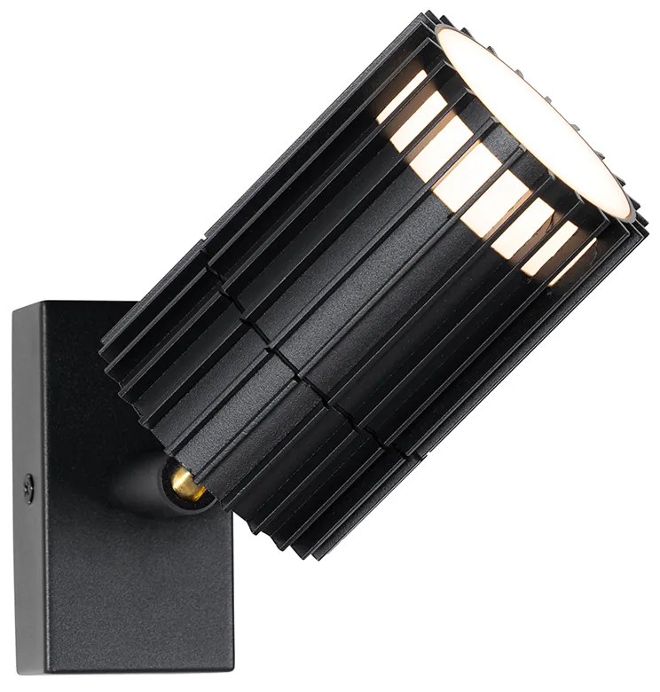 Design buiten plafondspot zwart IP44 - Boris