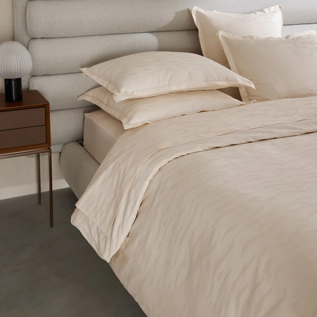 Dekbedovertrek van gewassen katoensatijn, GIACOMO