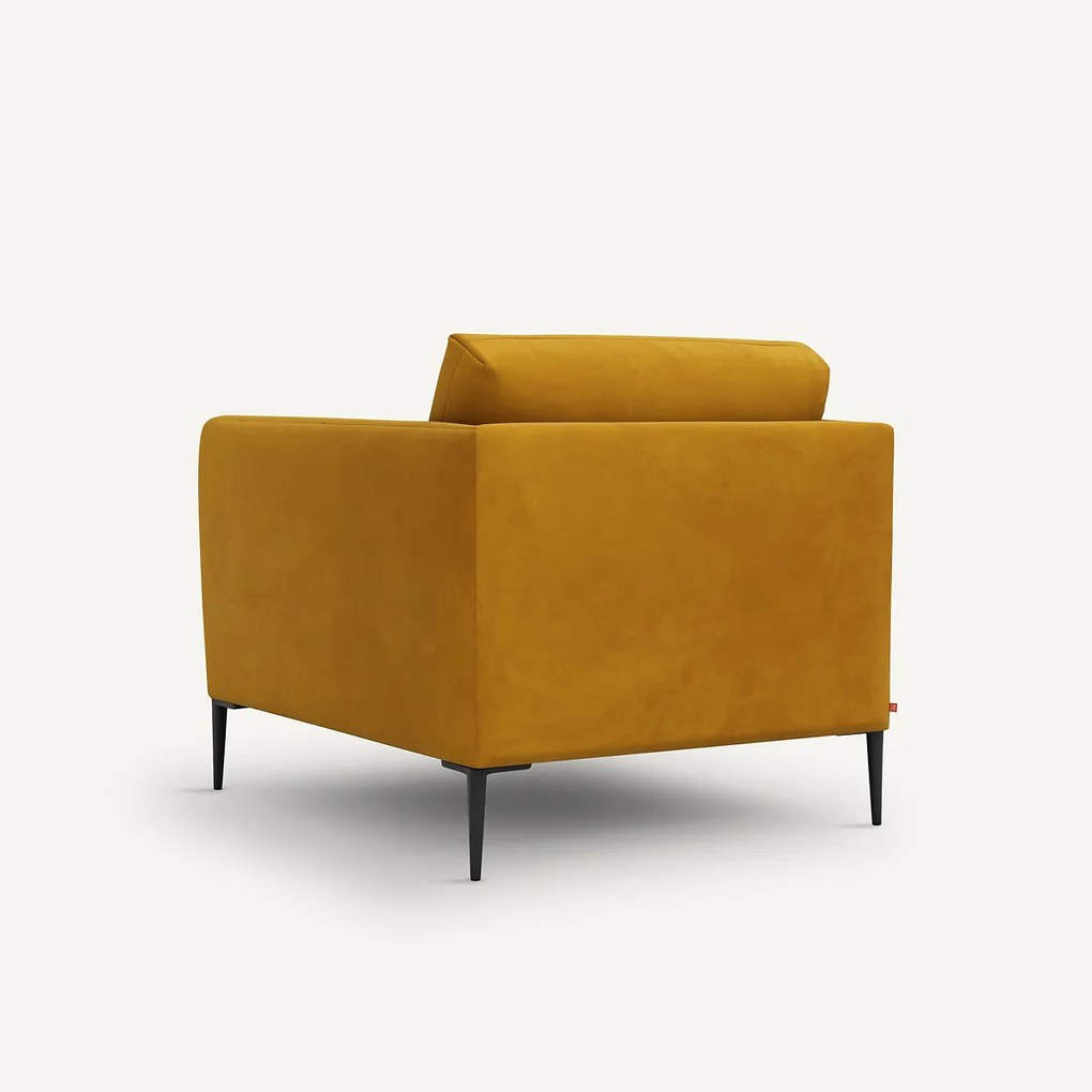 Fluwelen fauteuil, Oscar, ontwerp Emmanuel Gallina