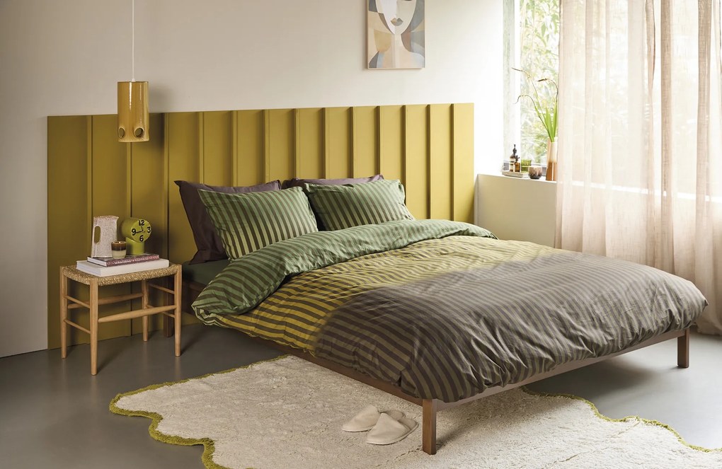 Beddinghouse Jonah Dekbedovertrekset Green – Bij Swiss Sense