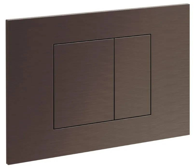 Hotbath Bas drukplaat voor Geberit UP320/UP720/TECE koper geborsteld PVD