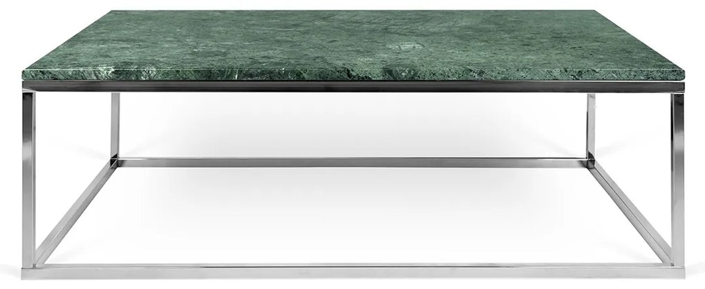 TemaHome Prairie Salontafel Van Groen Marmer-chroom - 120 X 75cm.
