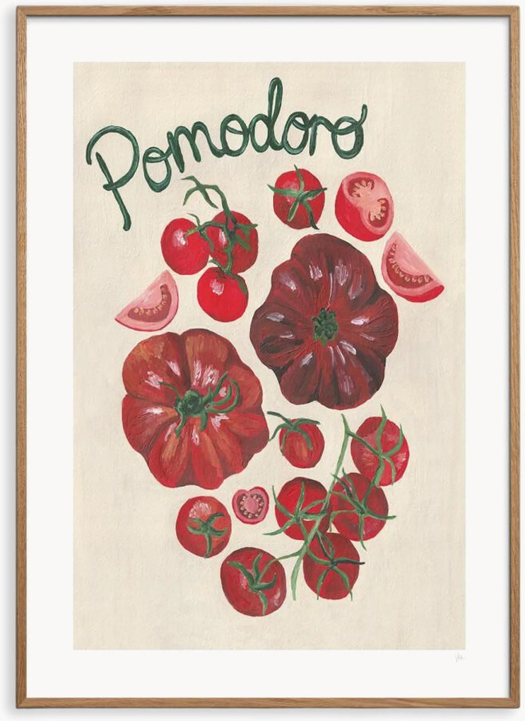 Ingelijste digitale print Pomodoro