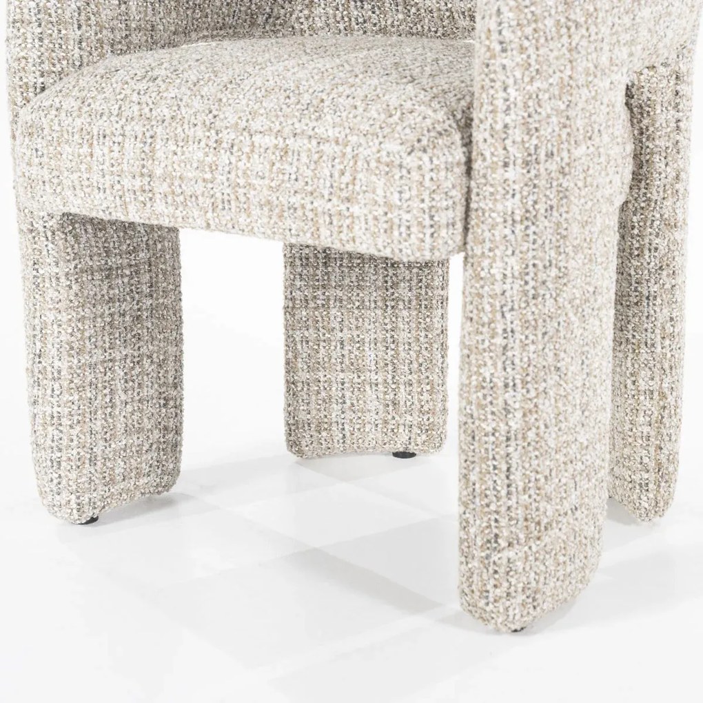 Eleonora Hamilton Taupe Eetkamerstoel Hotel Chique Stijl