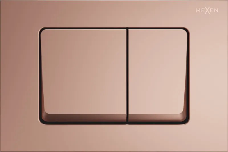 Mexen Fenix 10 XS spoelknop, rosé goud - 601005