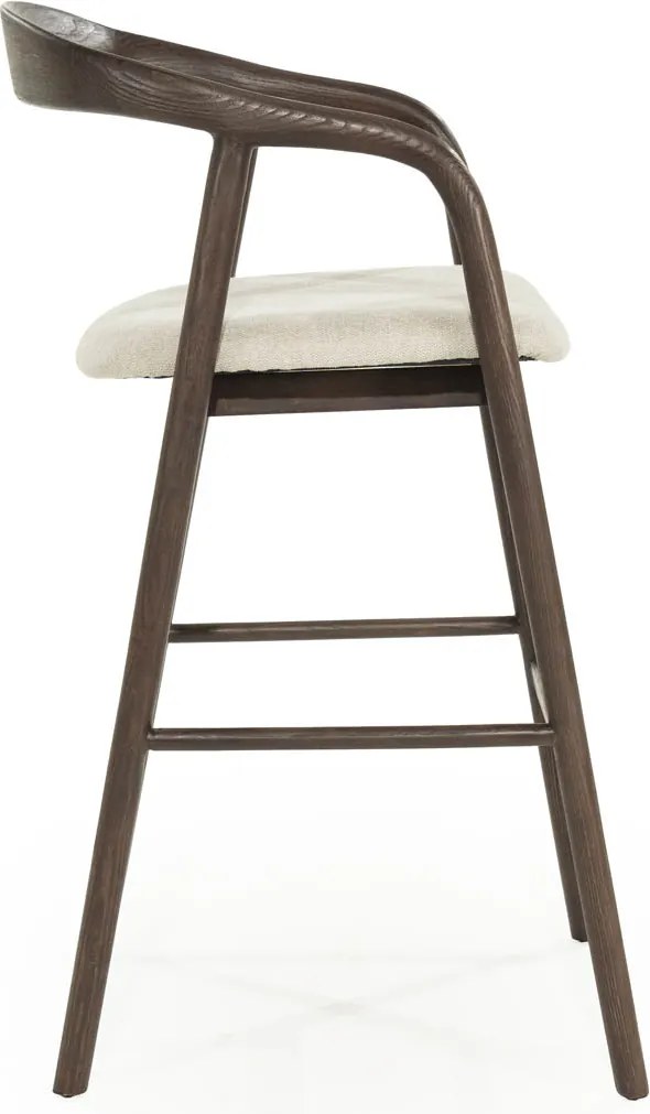 Eleonora Rayven Barkruk Hout Wabi Sabi Stijl Bruin